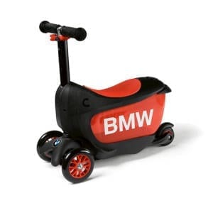 Hulajnoga BMW Kids Scooter, czarna-pomarańczowa - auto bmw dla dzieci