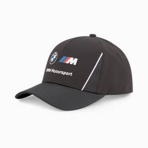 Czapka z daszkiem BMW M Motorsport, czarna, unisex