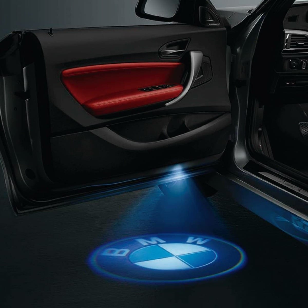 Projektor logo na drzwi samochodu LED LOGO PROJEKTOR BMW 4szt YBD-3C za  69,70 zł z Szczecin -  - (14713702815)